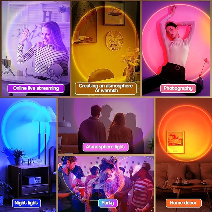 Product photo of Sunset RGB projector lamp