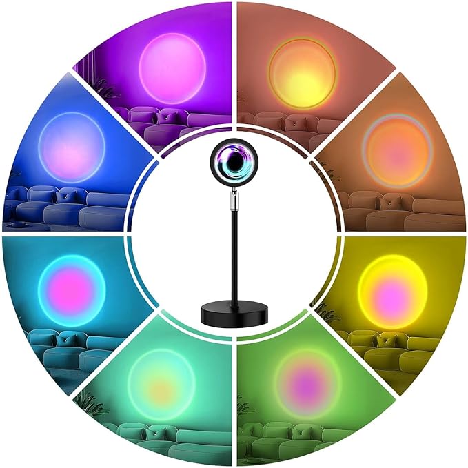 Product photo of Sunset RGB projector lamp