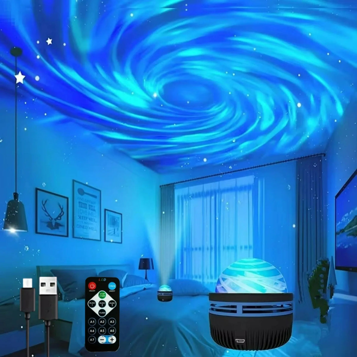 Product photo of Starry Sky RGB projector lamp