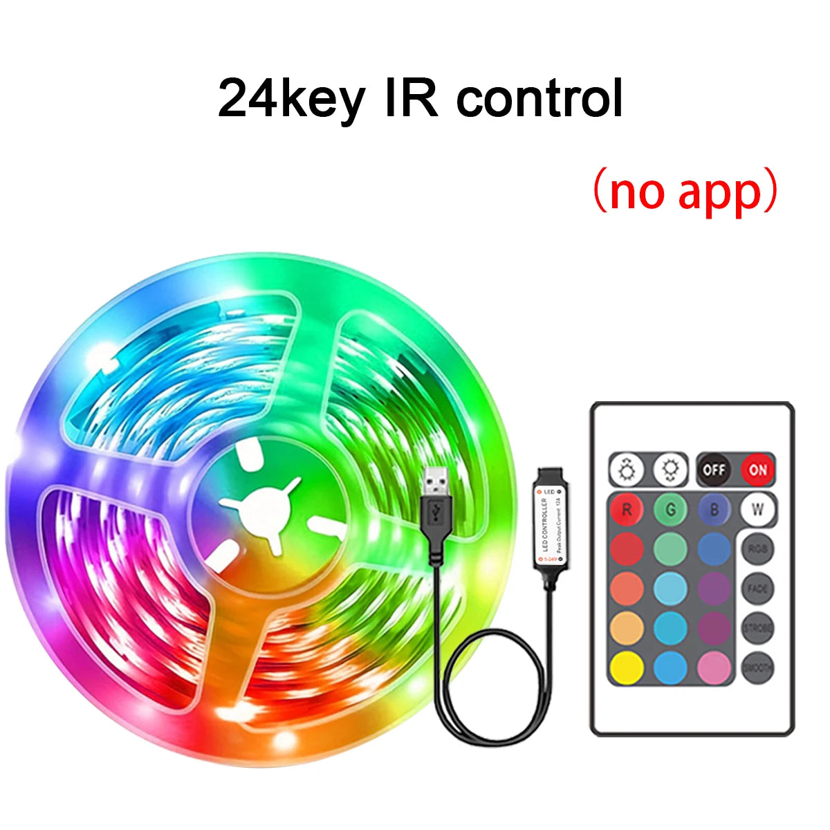 Product photo of RGB LED strip lights