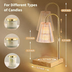 Product photo of Amber candle warmer lamp
