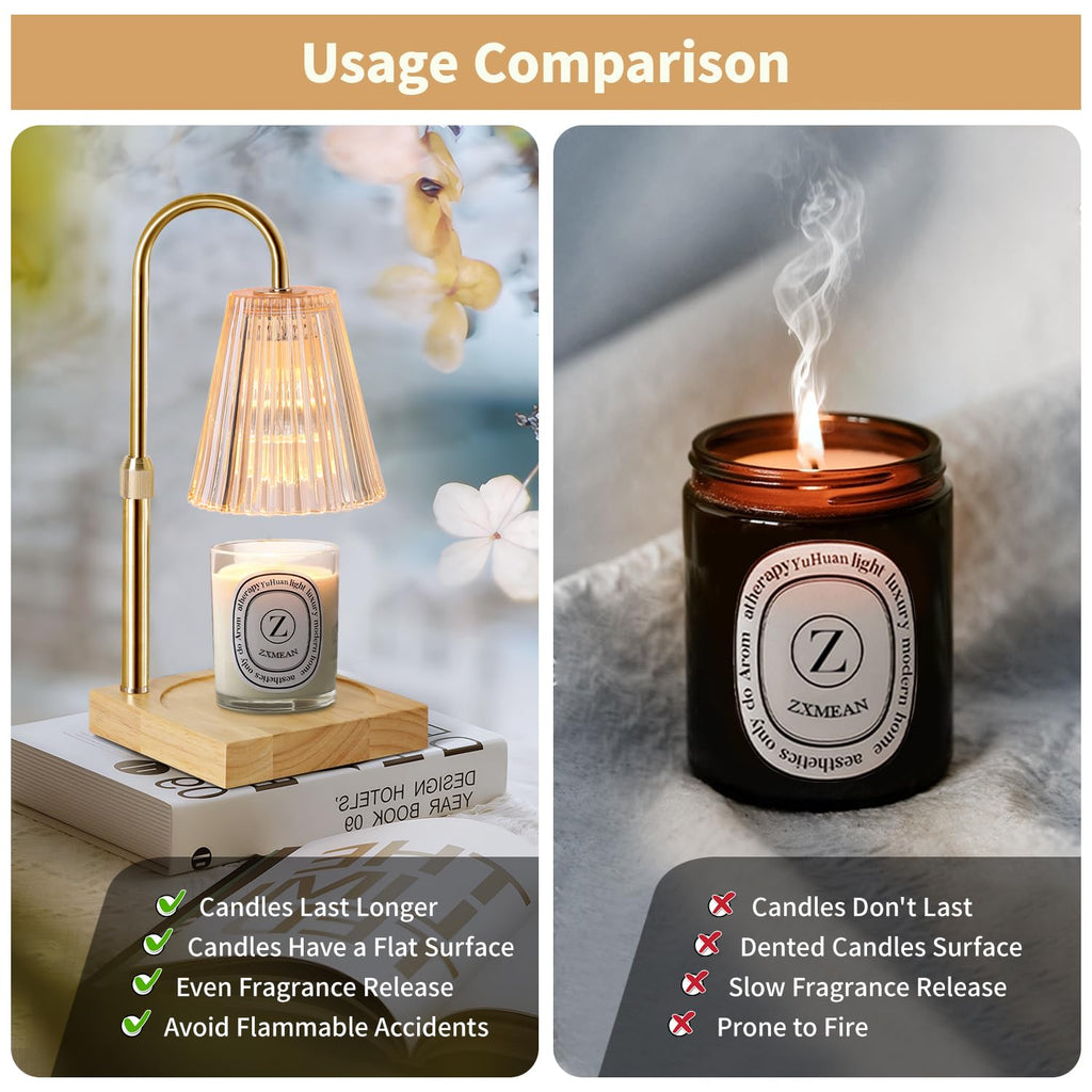 Product photo of Amber candle warmer lamp