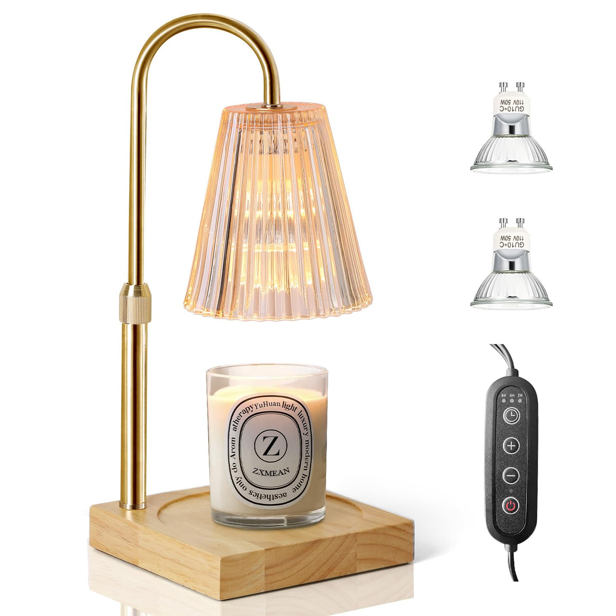 Product photo of Amber candle warmer lamp